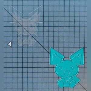Pokemon – Pichu Cookie Cutter and Acrylic Stamp 4 inch